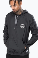 Hype Black Crest Mens Pullover Jacket Size X-Large
