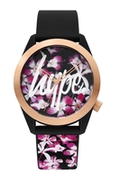 Hype Black Floral Kids Watch