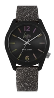 Hype Black Glitter Watch