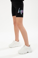 HYPE BLACK HOLO KIDS CYCLING SHORTS