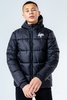 Hype Black Hooded Puffer Kids Jacket Size 13