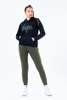 HYPE BLACK HOODIE AND KHAKI KIDS JOGGER SET