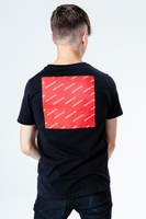 Hype Black Jh Square Kids T-Shirt Size 14Y