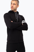 Hype Black Jh Stripe Mens Pullover Hoodie Size Medium
