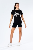 HYPE BLACK KIDS T-SHIRT & CYCLE SHORTS SET