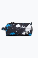 Hype Black Large Splatter Pencil Case