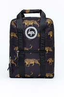 HYPE BLACK LEOPARD BOXY BACKPACK