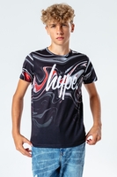 HYPE BLACK MARBLE FADE KIDS T-SHIRT