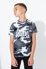 Hype Black Mono Camo Kids T-Shirt Size 5-6