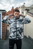 Hype Black Mono Mens Runner Jacket Size Small