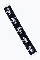 Hype Black Mono Script Scarf