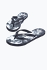 Hype Black Mono Space Flip Flops Size 9