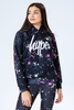 HYPE BLACK MYSTIC AOP KIDS HOODIE