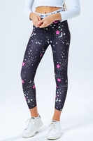 HYPE BLACK MYSTIC AOP KIDS LEGGINGS