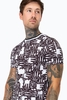 Hype Black Repeat Mens T-Shirt Size X-Large