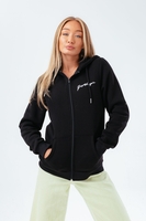 HYPE BLACK SCRIBBLE ZIP WOMEN