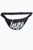 Hype Black Script Bumbag