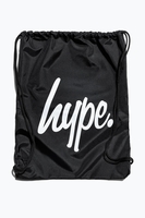 HYPE BLACK SCRIPT DRAWSTRING