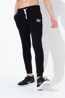 Hype Black Script Kids Joggers Size 16