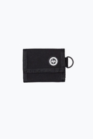 Hype Black Script Trifold Wallet