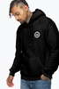 Hype Black Sherpa Mens Pullover Hoodie Size X-Small