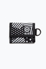 Hype Black Ship Stripe Trifold Wallet