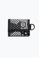 Hype Black Ship Stripe Trifold Wallet