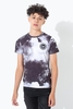 Hype Black Space Kids T-Shirt Size 5/6Y