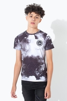 Hype Black Space Kids T-Shirt Size 5/6Y