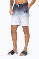 Hype Black Speckle Fade Crest Mens Shorts Size Large