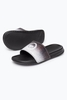 Hype Black Speckle Fade Crest Sliders Size 8