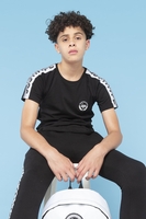 Hype Black Speckle Tape Kids T-Shirt Size 3-4