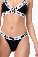 Hype Black Tape Womens Briefs Size 4