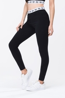 Hype Black Taped Womens Leggings Size 8