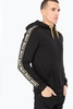 Hype Black Warning Mens Pullover Hoodie Size Medium