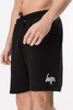 Hype Black White Script Lightweight Mens Shorts Size Small