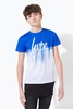 Hype Blue Drips Kids Sub T-Shirt Size 14Y