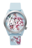 Hype Blue Floral Kids Watch