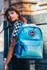 Hype Blue Glitter Backpack School Bag
