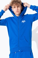 HYPE BLUE MINI SCRIPT KIDS ZIP HOODIE