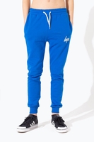 Hype Blue Script Kids Joggers Size 11/12Y