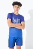 Hype Blue Speckle Fade Kids T-Shirt Size 9/10Y
