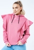 HYPE BLUSH SCRIBBLE LOGO FRILL WOMEN
