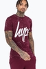 Hype Burgundy Aop Speckle Mens T-Shirt Size XX-Small