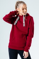 HYPE BURGUNDY DRAWSTRING WOMEN