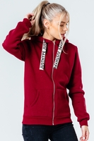 HYPE BURGUNDY DRAWSTRING WOMEN