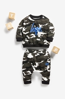 HYPE CAMO PRINT SWEAT SET