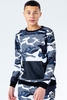 Hype Civil Camo Kids Crew Neck Size 14Y