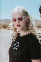 Hype Clear Cat Eye Sunglasses