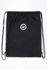 HYPE CREST BLACK DRAWSTRING BAG